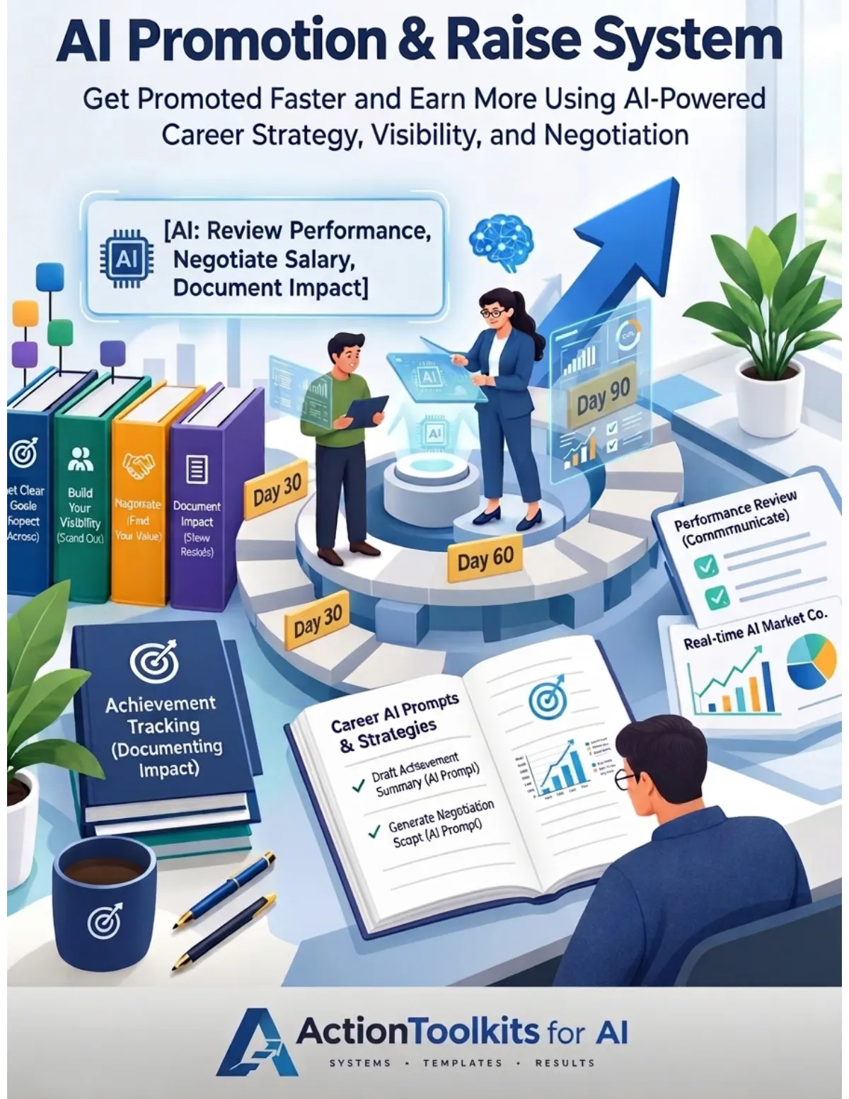 Real page from AI Promotion & Raise System — the cover