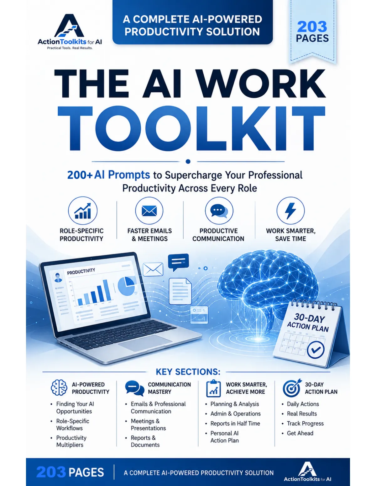Real page from The AI Work Toolkit — the cover