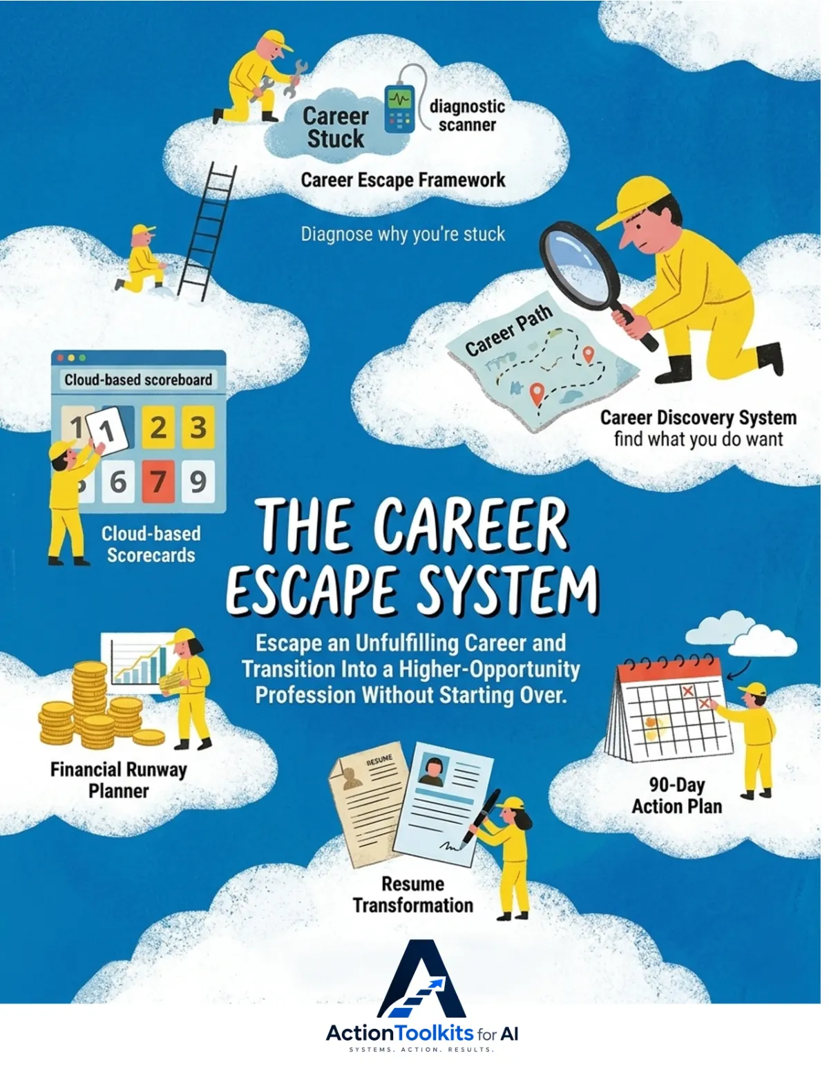 Real page from The Career Escape System — the cover