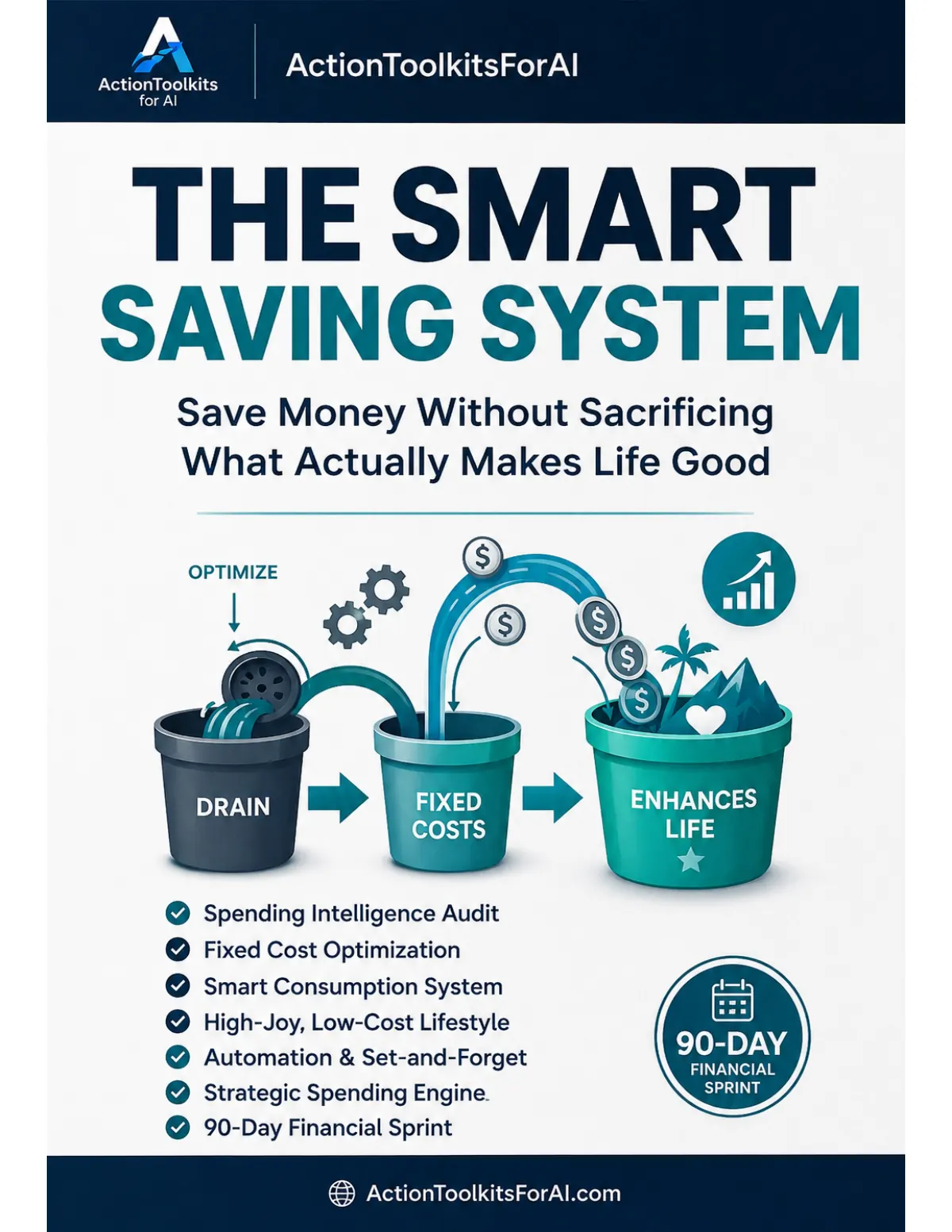 Real page from The Smart Saving System — the cover